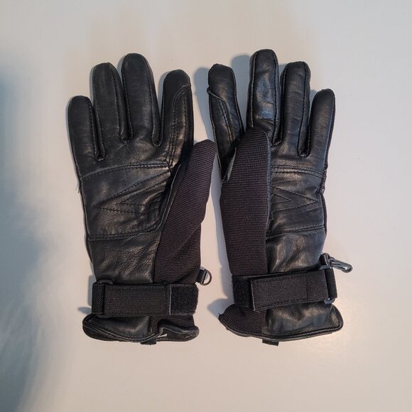 Wind River T-Max Insolation Black Leather Gloves Women’s Size XSmall - Picture 2 of 2